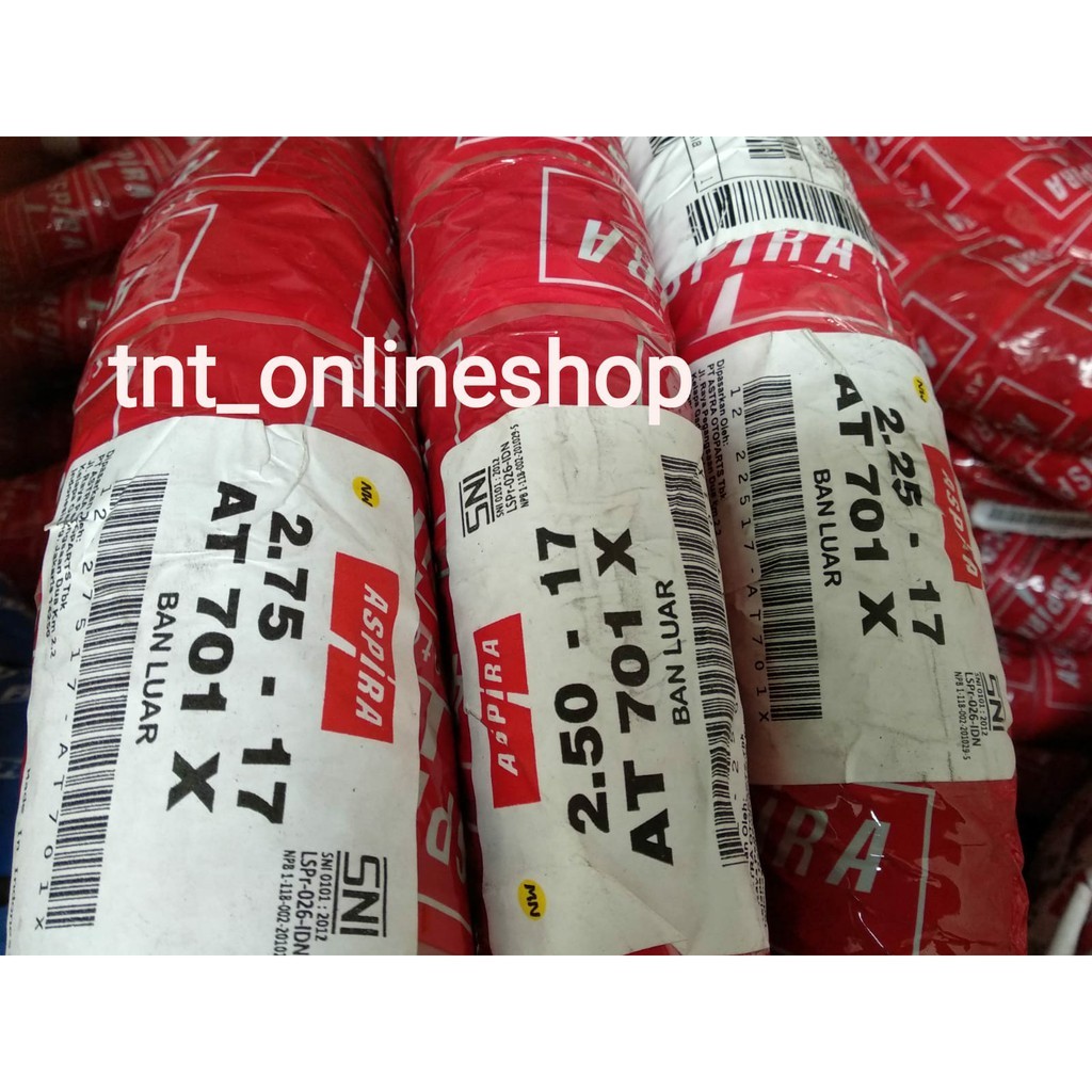 Ban Luar Aspira Ring 17 Ukuran 225-275