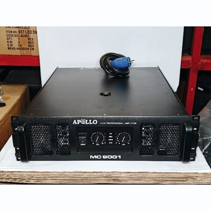 Power amplifier apollo mc 9001 class H 2 chanel
