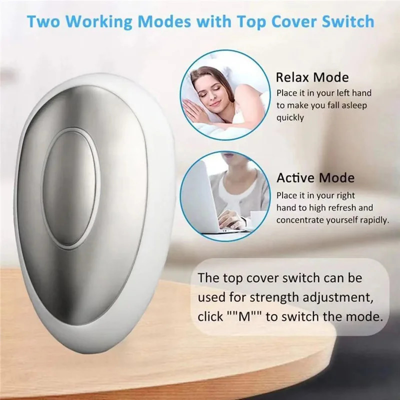 Handheld Sleep Aid Device Pulse Stimulation Therapy Anxiety Neuro Sleep  Help Sleep trument Nerves o