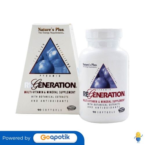 Nature'S Plus Regeneration Multivitamin & Mineral Botol 90 Kapsul