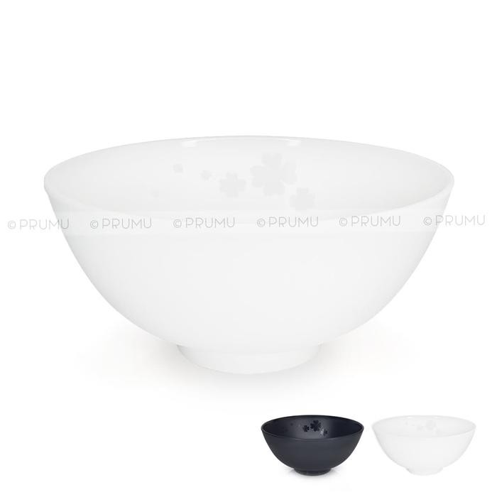 Mangkok mie ramen melamin 8"- mangkok adonan - mangkok besar - V918 - Hitam