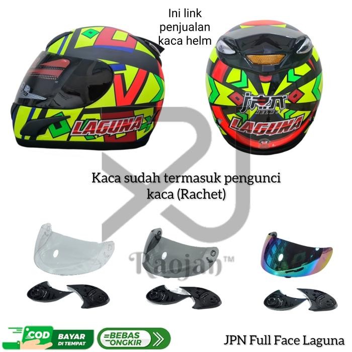 Kaca helm JPN Laguna Visor helm JPN Laguna Rachet