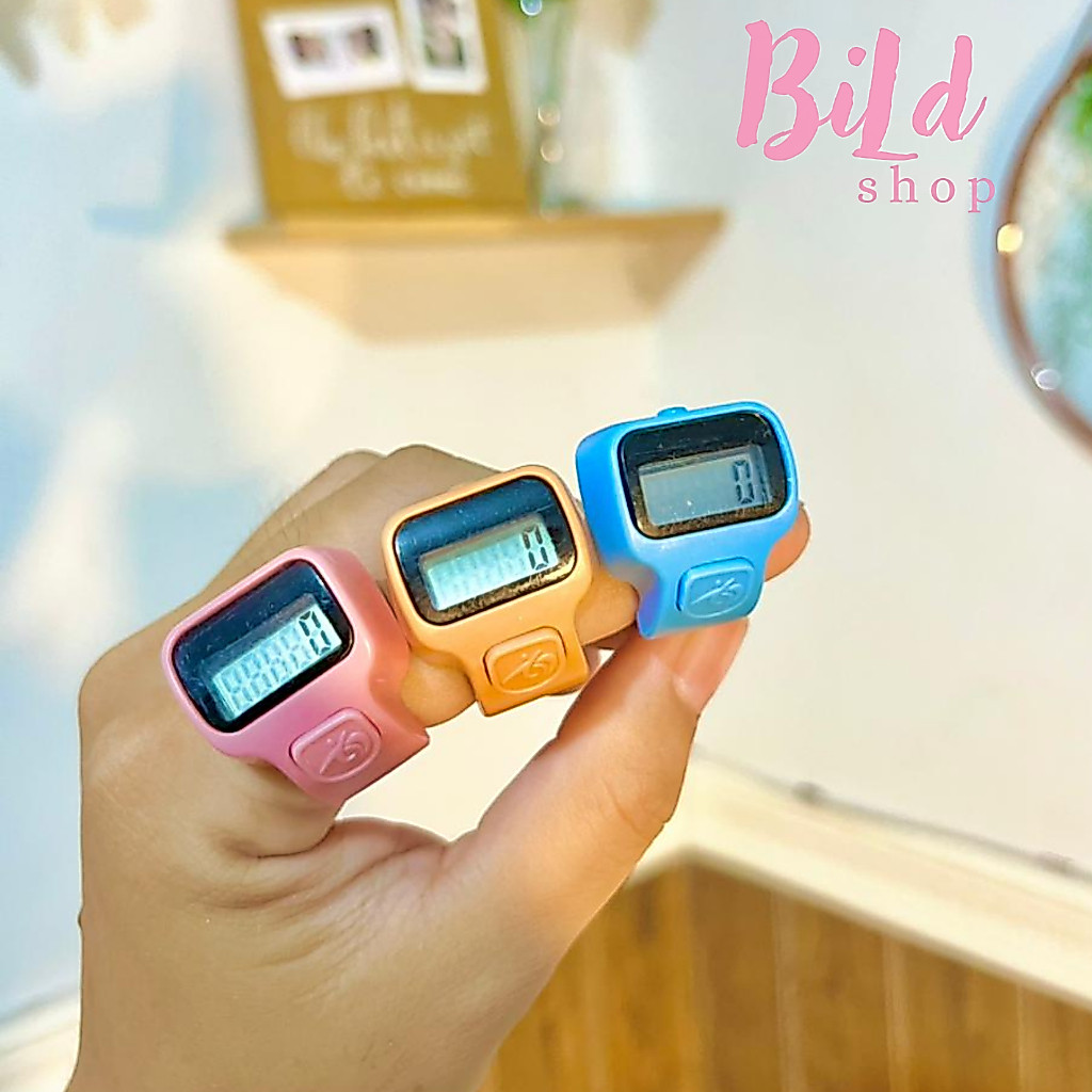Tasbih Digital Cincin Aesthetic Penghitung Dzikir LED