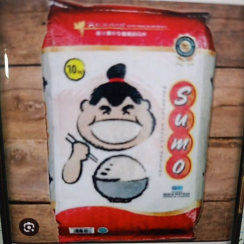 Beras sumo 10 kg kemasan merah