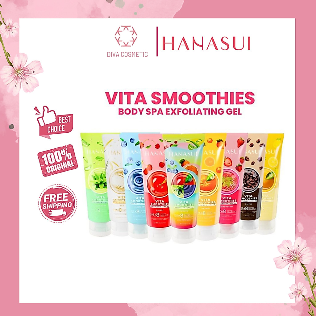 Hanasui Body Spa Exfoliating Gel 180ml / Hanasui Body Spa