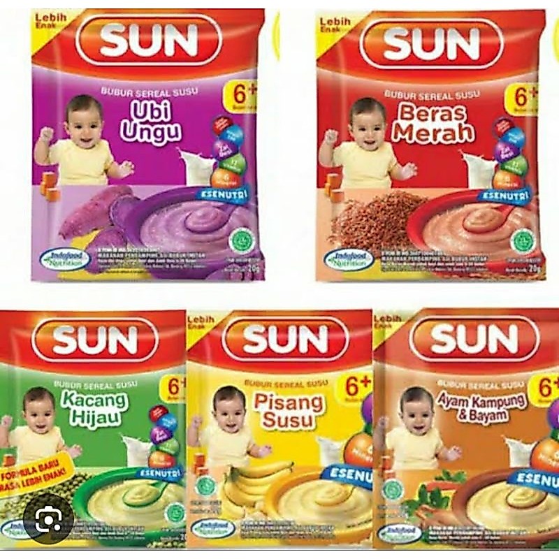 Sun bubur bayi / sun sachet / sun beras merah