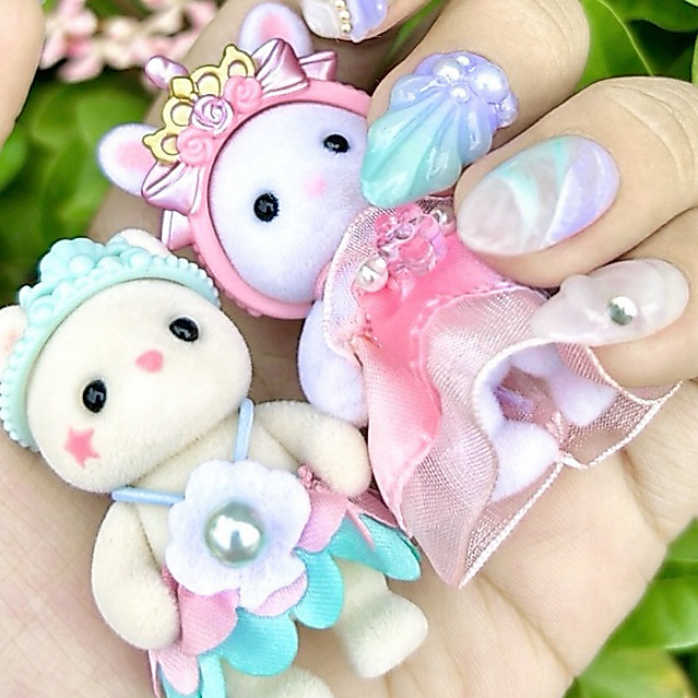 Sylvanian Mermaid Shop Princess Silk Cat Sulipan