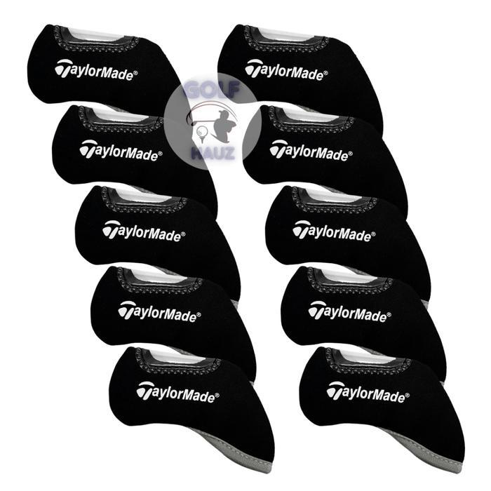 PROMO Sarung Head Cover Golf Clubs Iron Stick Stik Set 10 PCS TM PING Pearly Logo XXIO Callaway Titl