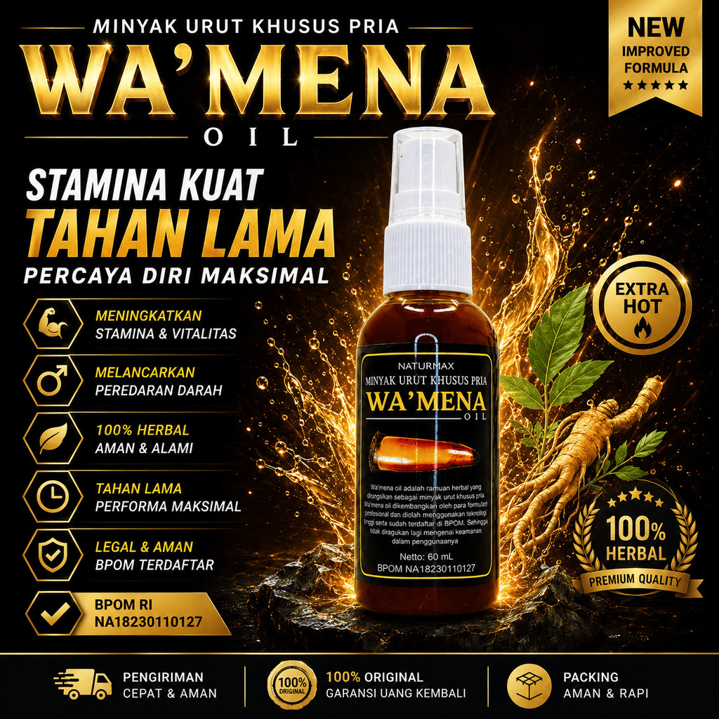 TERLARIS MINYAK PIJAT WAMENA ASLI ORIGINAL RESMI BPOM oil massage