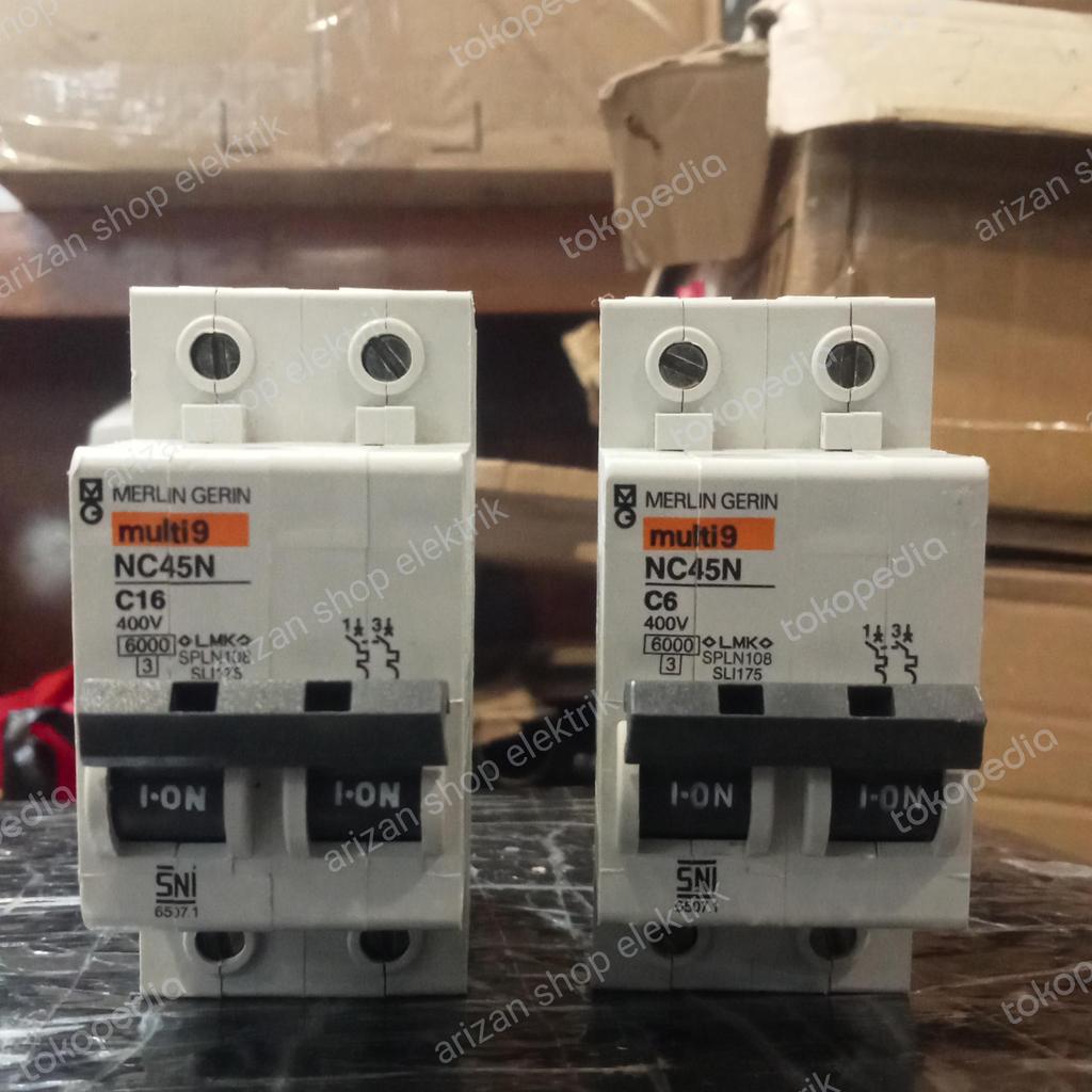 MCB MERLIN GERIN NC45N 2P 6A-20A ORIGINAL