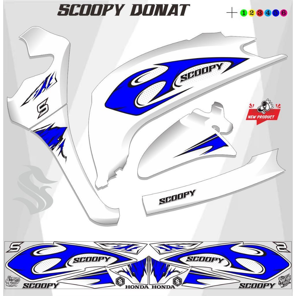 STRIPING ALL MOTOR SCOOPY / VARIASI UNIVERSAL SCOOPY VARIASI MOTOR SCOOPY