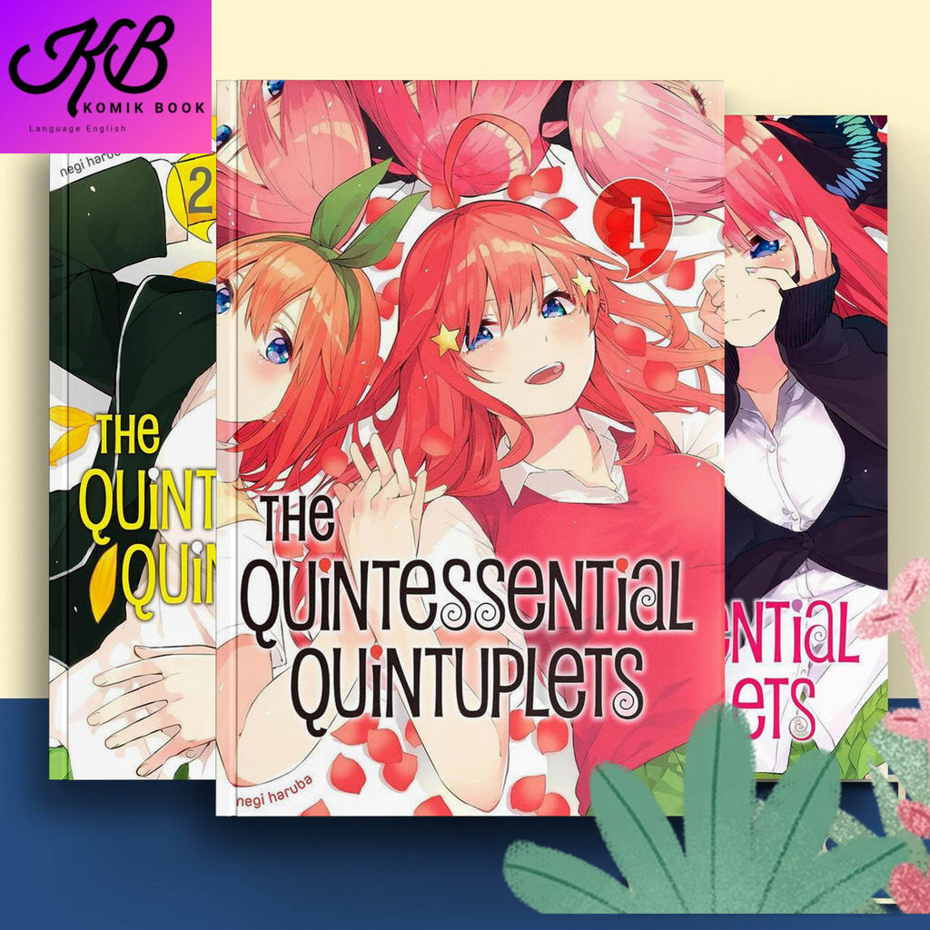 The Quintessential Quintuplets  Go-Toubun no Hanayome, Vol. 1-14 ( Komik Manga ) by Negi Haruba