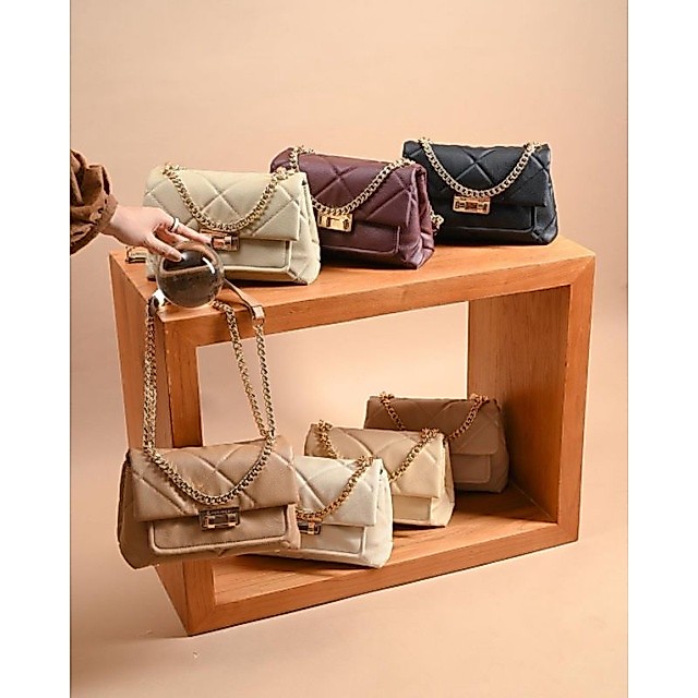 LONDON BAG BY LOCAL.ID BLACK BLUSH VANILLA CARAMEL CREAM