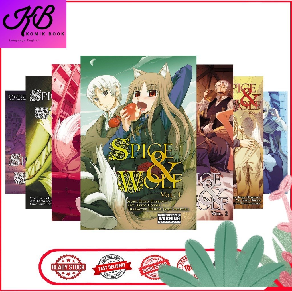 Manga Spice and Wolf (16 book series)