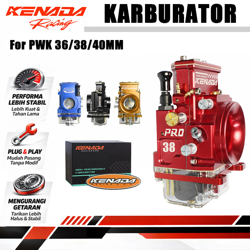 KENADA RACING PWK 36/38/40MM   KARBURATOR LECTRON BILLETRON CNC PRO PWK SERIES new