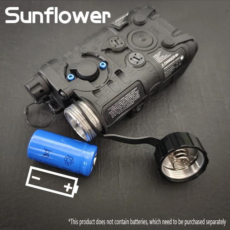 Airsfot NGAL Red Green IR Laser Mini Version PEQ15 Tactical Airsoft NGAL DBAL LED Light Strobe Press