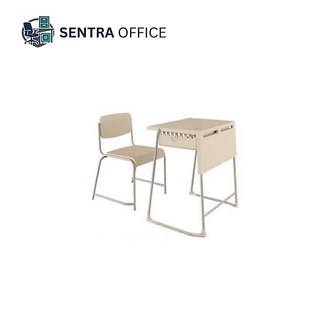 KURSI DAN MEJA SEKOLAH ESCOLA INDACHI - SET KURSI MEJA MINIMALIS BELAJAR SEKOLAH