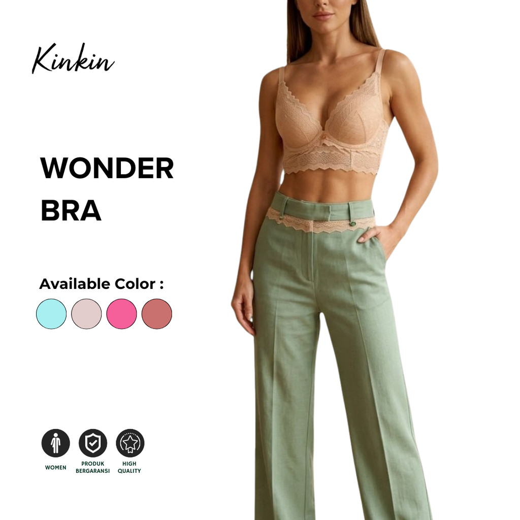 Seamless Bra Wonder Wire Bahan Super Comfy