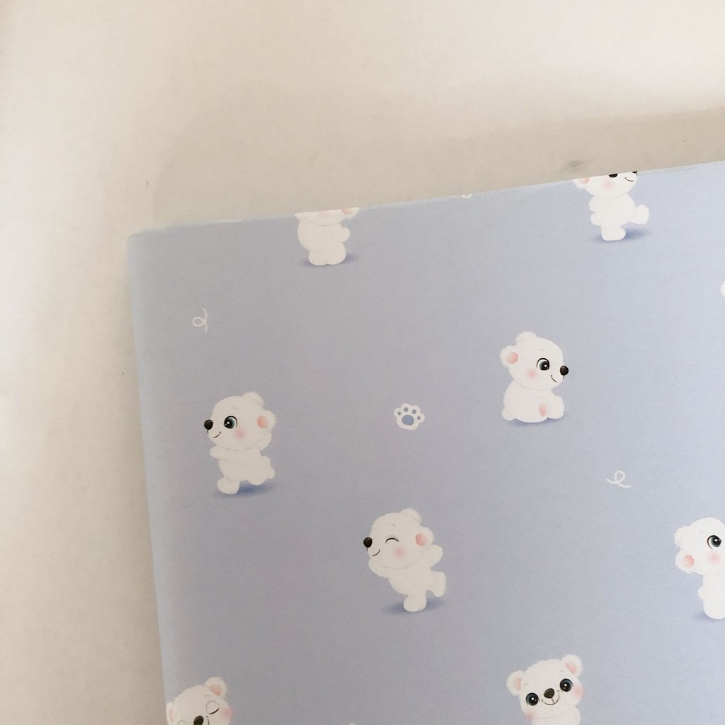 

Kertas Kado Puppy Biru Muda
