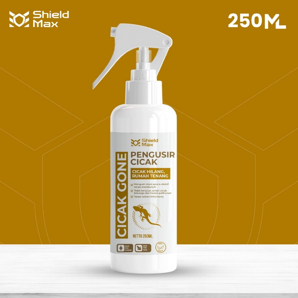 Cicak Gone - Pest Control Pengusir Cicak - 250ML - Anti Cicak 100% Ampuh, Mengusir Cicak Ampuh dan E