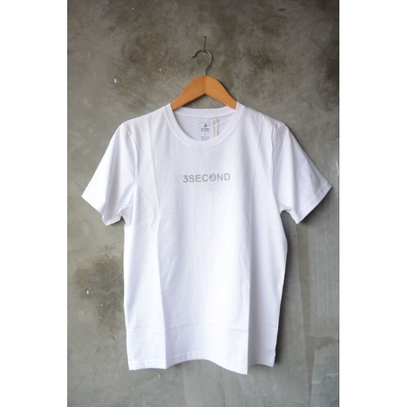 Kaos Pria 3 - SECOND Putih