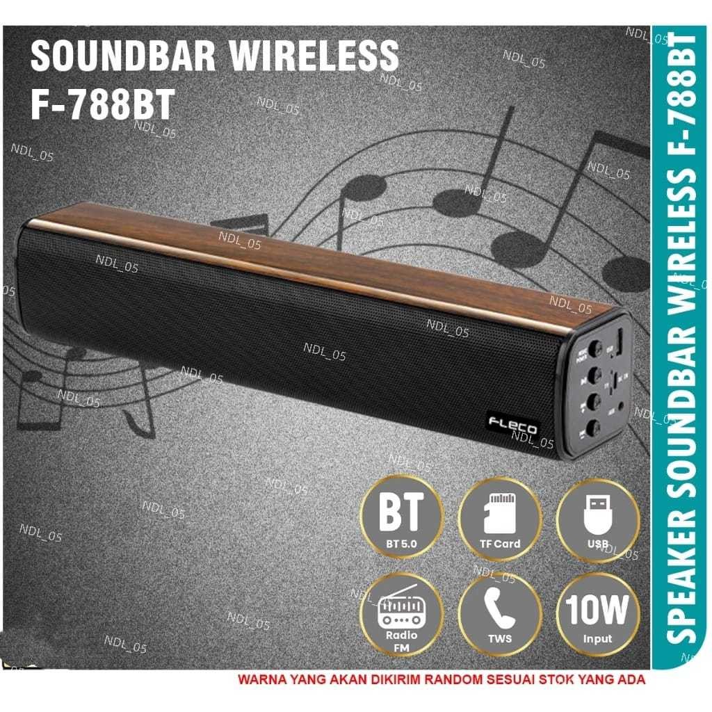 Termurah speaker fleco F-788BT speaker portable speaker karaoke super bass