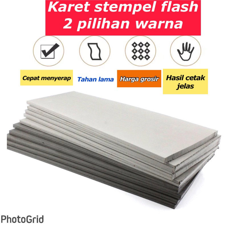 

Karet Stempel Flash 340 X 110 X 4 mm bantalan stempel pad