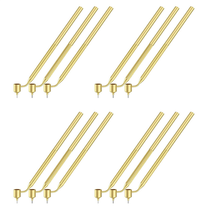 

ABUL-Set Of 12 Pysanka Set Hot Wax Drawing Pens For Decorative Arts For Easter Eggs Pysanky Supplies