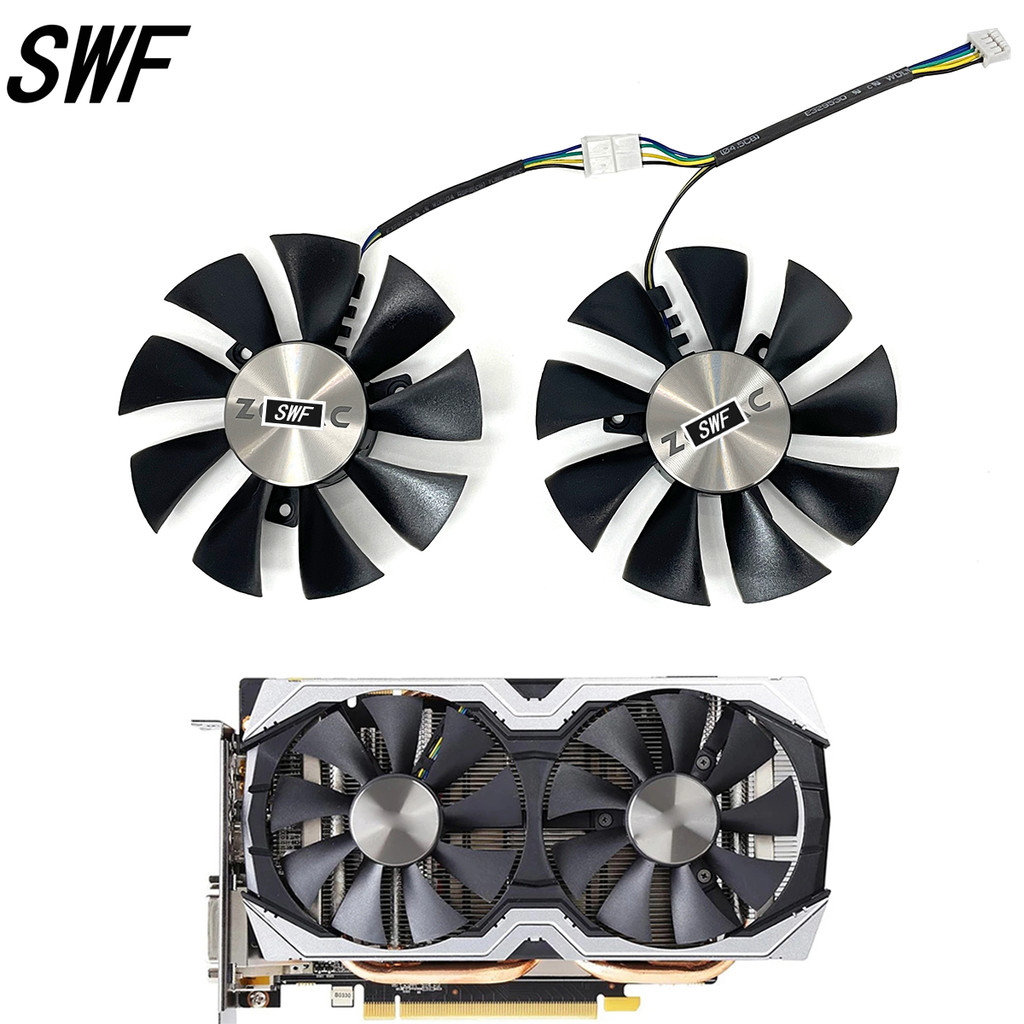 New 85mm  GFY09010E12SPA GA91S2H 4Pin GPU Cooler Fan For ZOTAC GTX1060 6GB GTX 1070 Mini GTX1050Ti G