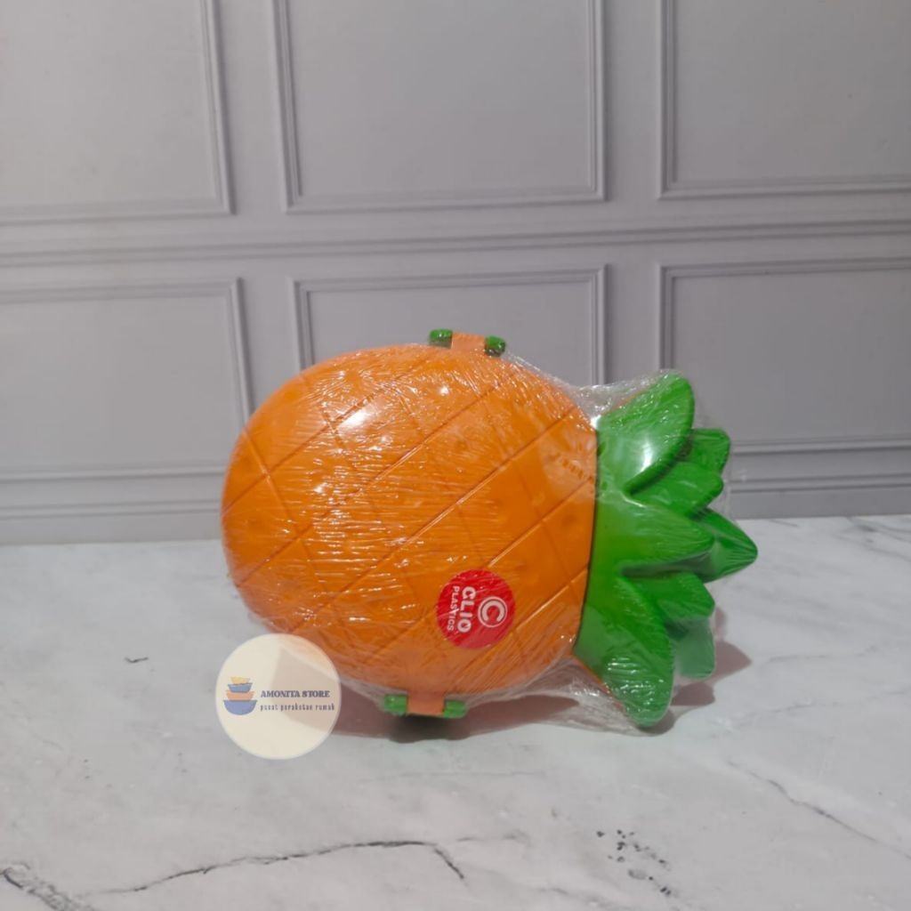 Promo lunch box Pineapple clio plastik | kotak Bekal Nasi Anak | kotak Bekal Anak Sekolah
