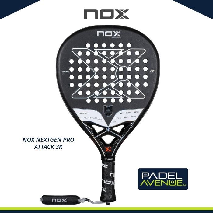 NOX NEXTGEN PRO ATTACK 3K PADEL RACKET RAKET