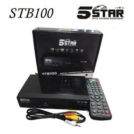 5Star STB100 Set Top Box DVB T2 Support HDMI A