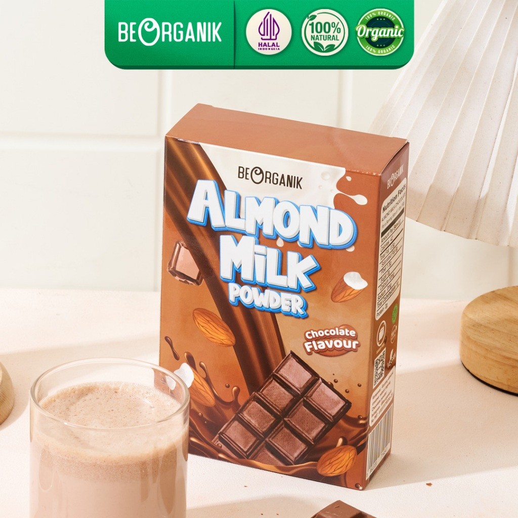 

Beorganik Almond Milk Powder CHOCOLATE (NO SUGAR) / Susu Almond Bubuk Terlaris