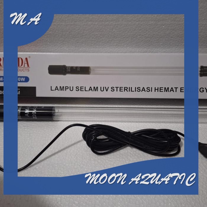 lampu uv kolam ikan celup ARMADA AM UV 100 W 100 WATT basmi alga lumut penjernih air