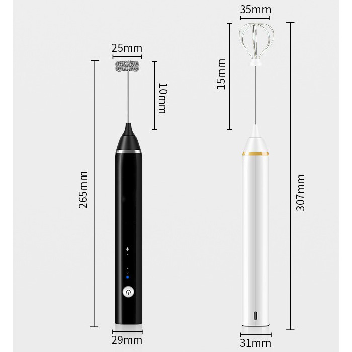 Usb Charging Stainless Steel Automatic Electric Hand Milk Frother Foam Maker Rechargeable Milk Froth