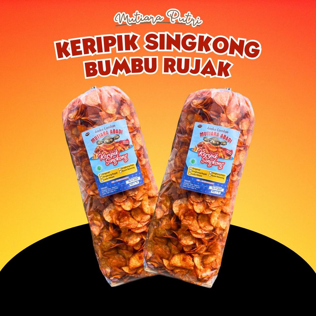 

Kripik Singkong Rujak 1KG - Snack Pedas Manis