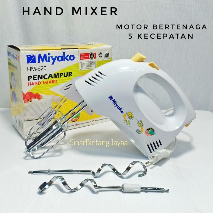 MIYAKO HAND MIXER MIYAKO HM 620 MIXER TANGAN/ HAND MIXER TANGAN MIYAKO