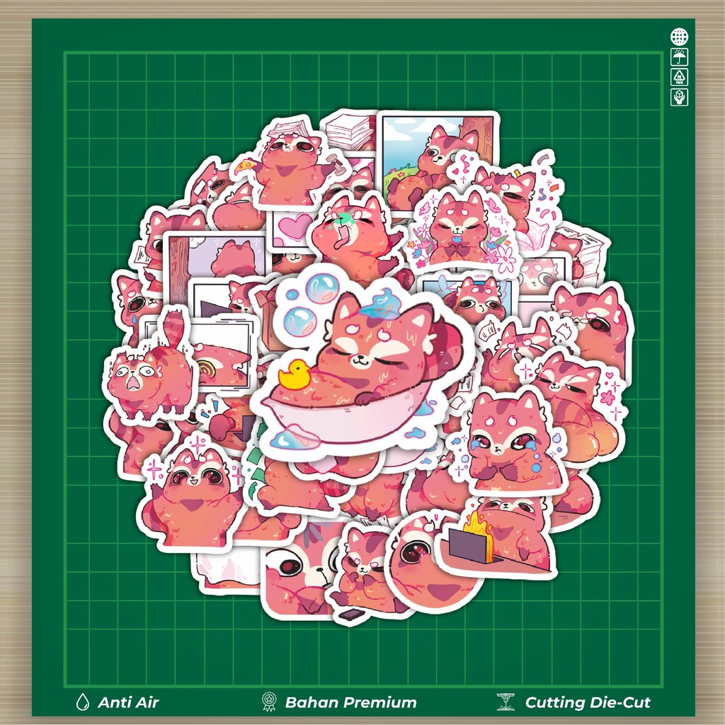

HOT 50 PCS STIKER Stiker Kartun Cuty Worky Stiker Fashion Cars Decal Dingin Kartu Album Custom Vinyl Anti Air- Sticker Aesthetic Buku Journal Koper Casing HP Tablet Laptop Helm Motor Botol Minum
