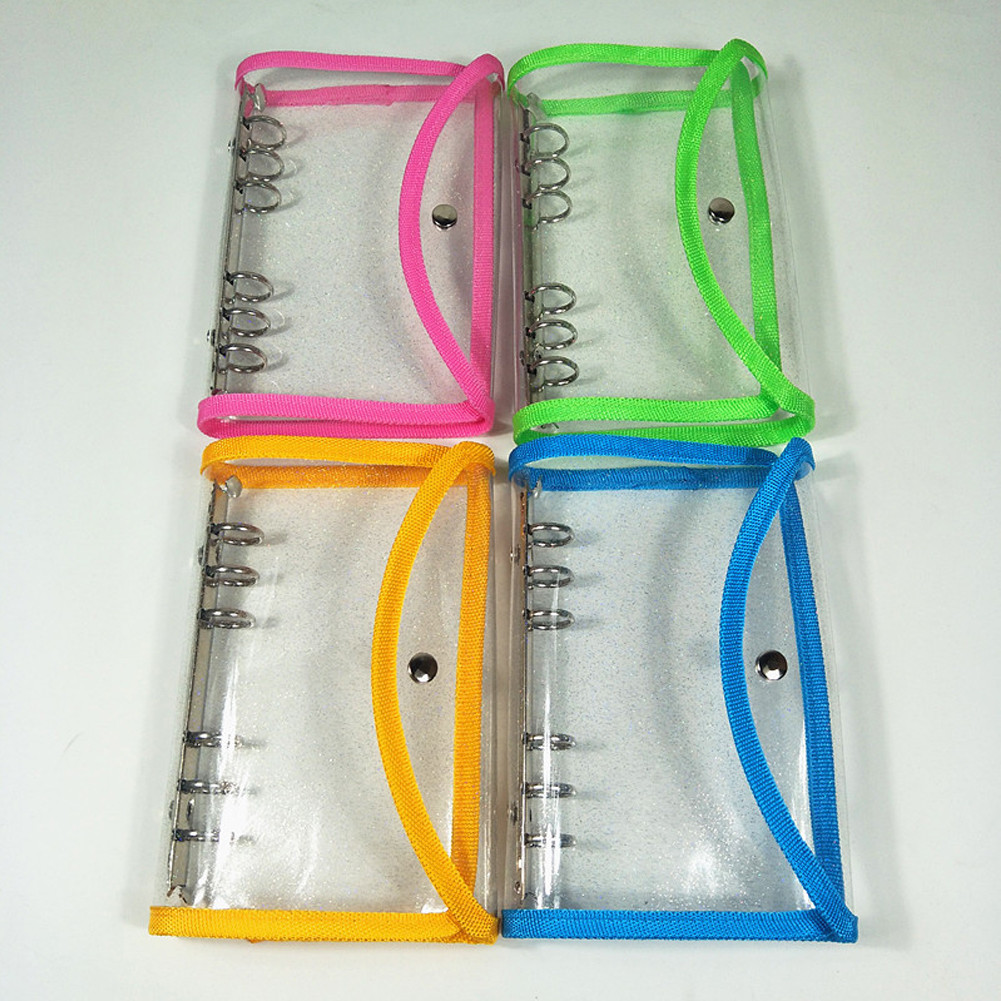 

Pengatur File A6 Binder Notebook Cincin 6 Sampul Kedap Air for Home Office