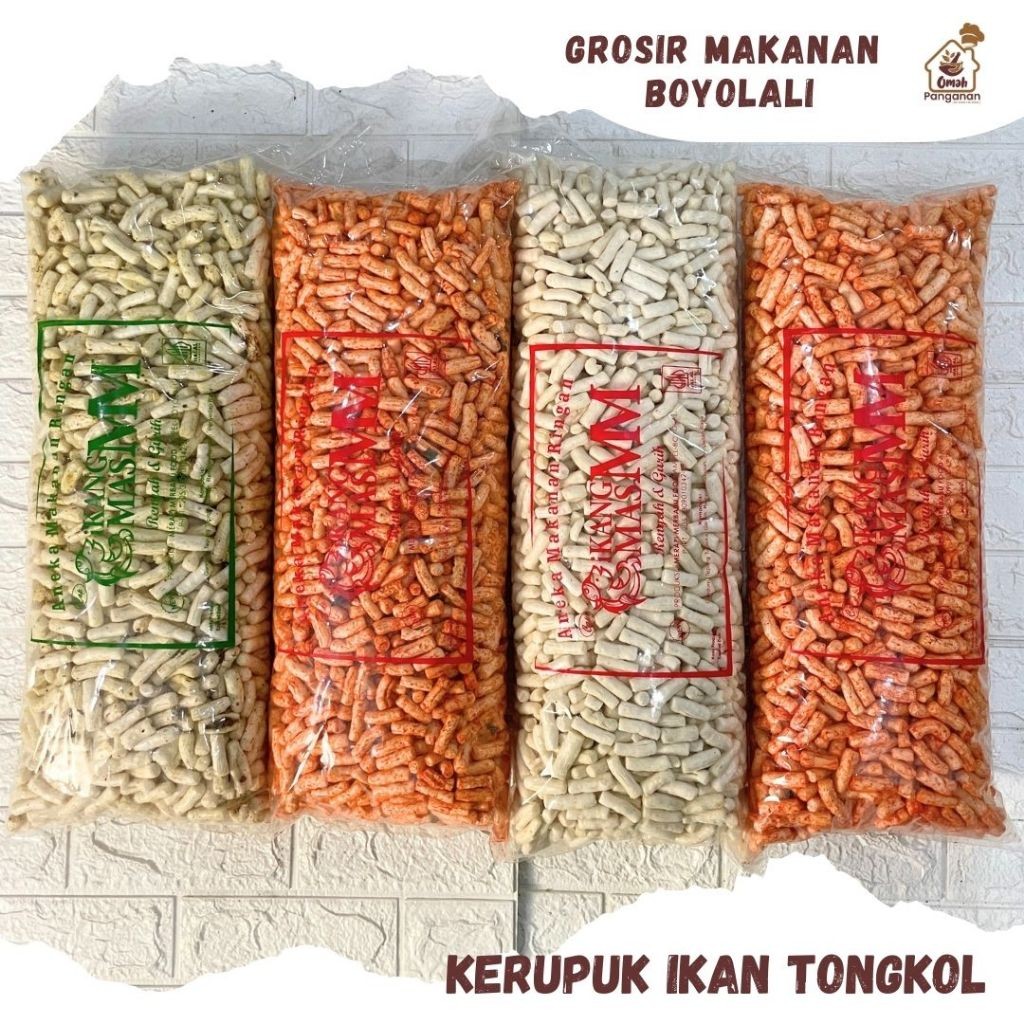 

Kerupuk Ikan Tongkol Viral 1 KG Original Balado Lombok Ijo Pedas Daun Jeruk