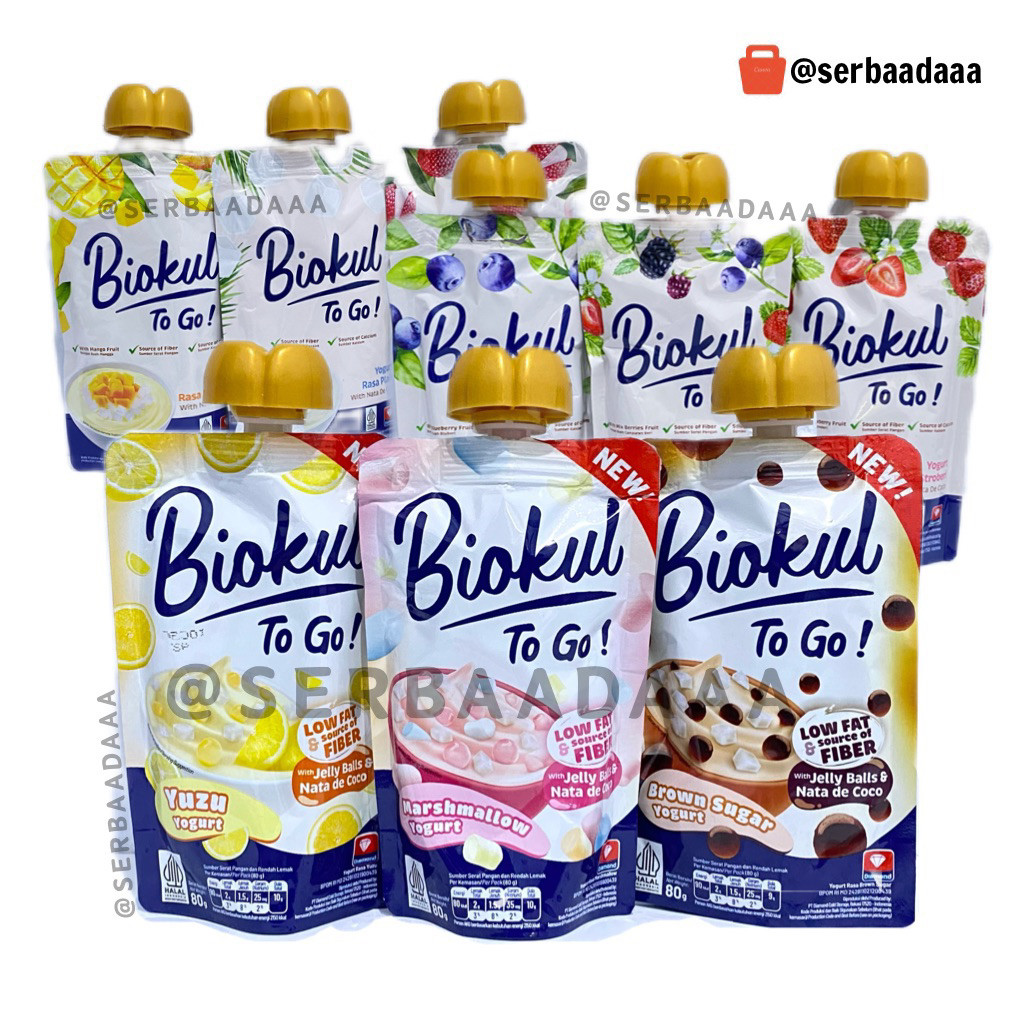 

NEW Biokul Yogurt To Go 80gr | 1 Dus Isi 12 Pcs Bisa Di Mix