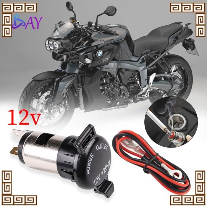 Soket Pemantik Listrik/Socket Lighter Charger/Metal Untuk Mobil/Motor