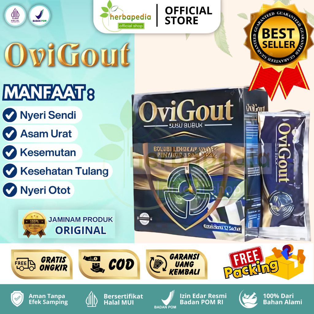 

100% ASLI OVIGOUT MILK SUSU ASLI ORIGINAL OBAT ASAM URAT NYERI SENDI KOLESTROL