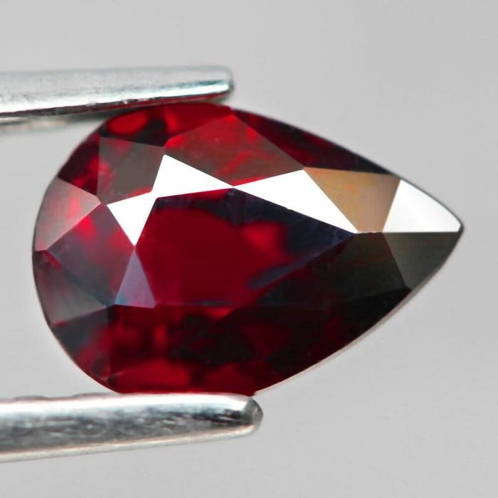 Natural Red Garnet Unheated Pear Cutting Gemstone Batu Permata Garnet Asli 100% Untuk Perhiasan Cinc