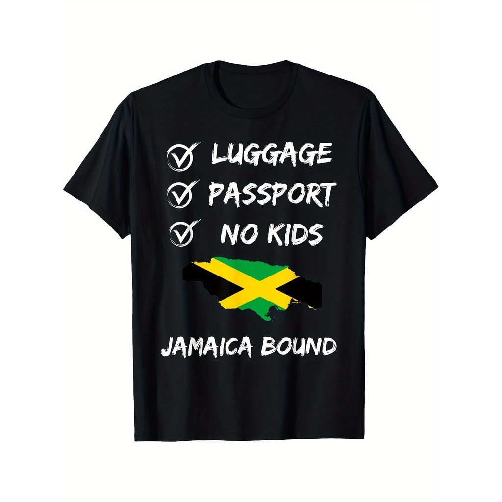 Kaos Jamaica - Kaos Katun Pria/Wanita, Kaos Pantai Keren