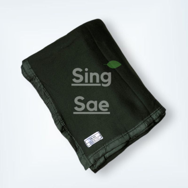 SELIMUT TNI AD HIJAU Selimut / Selimut Hijau TNI / Selimut Jatah TNI / Selimut dewasa