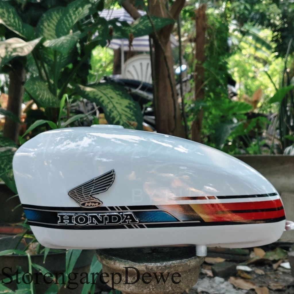 tangki honda cb100 125 tangki press galvanis tangki putih