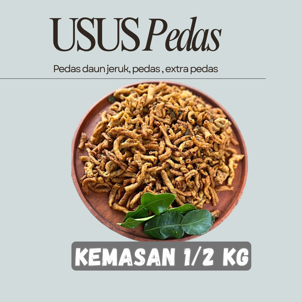 

Keripik Usus Ayam Pedas Mantap 500 Gram