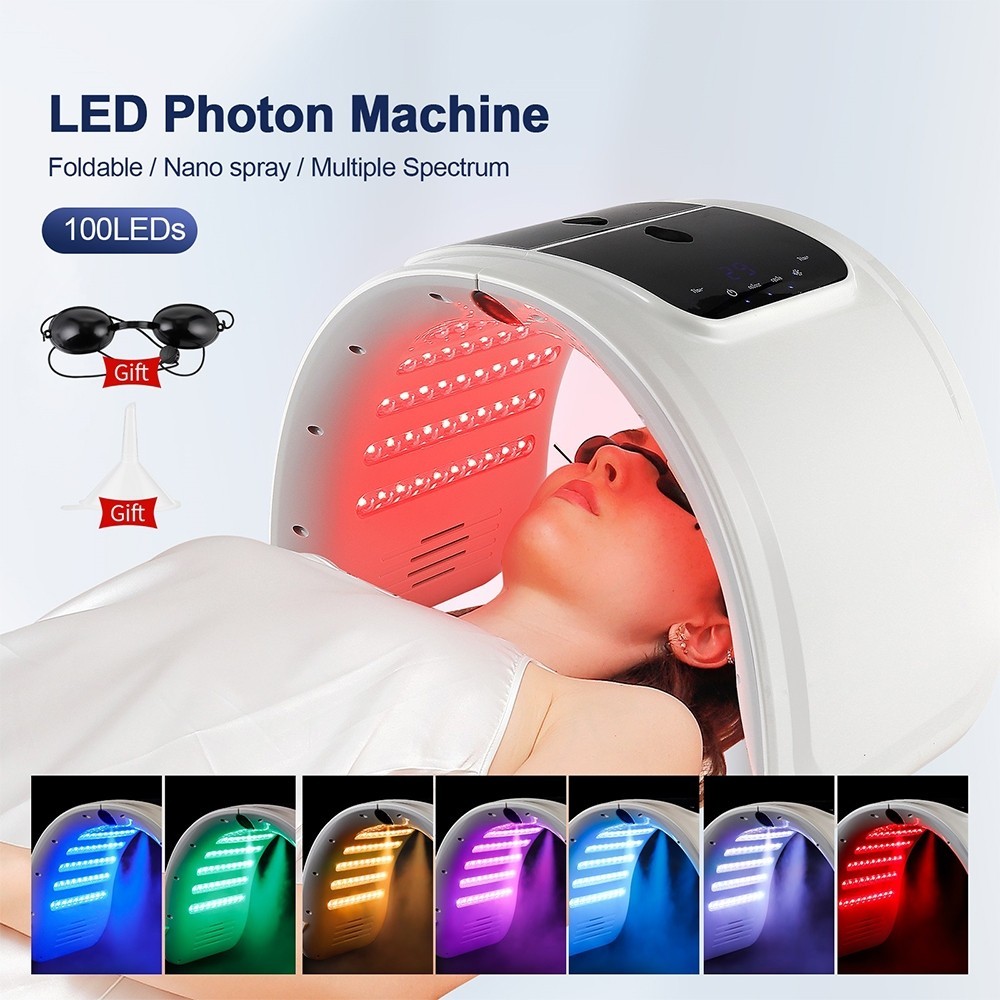 New Foreverlily Upgrada Spray LED Photon Machine 7 Colors PDT LED Face Mask Light Therapy Beauty Mac