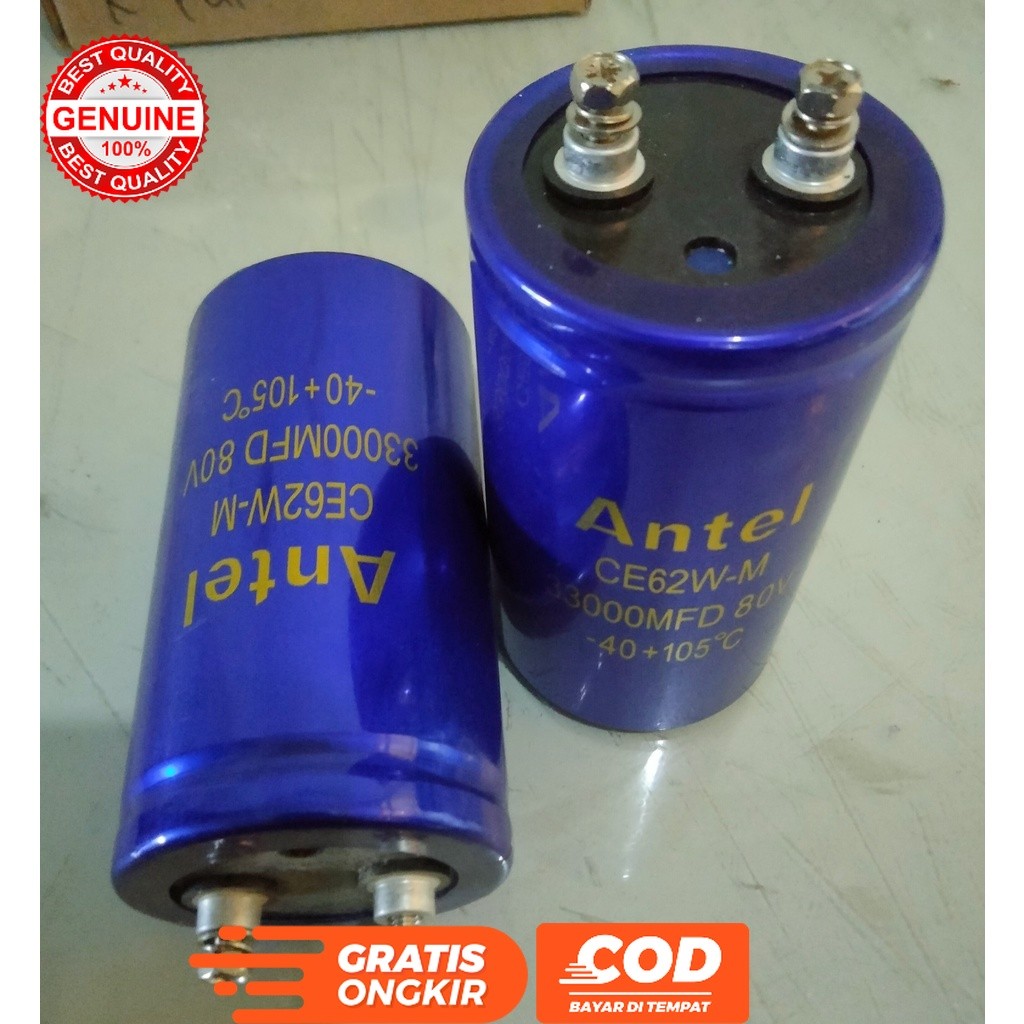 ANTEL KAPASITOR ELKO 33000 UF 80 VOLT CAPACITOR ELCO 33000UF 80V
